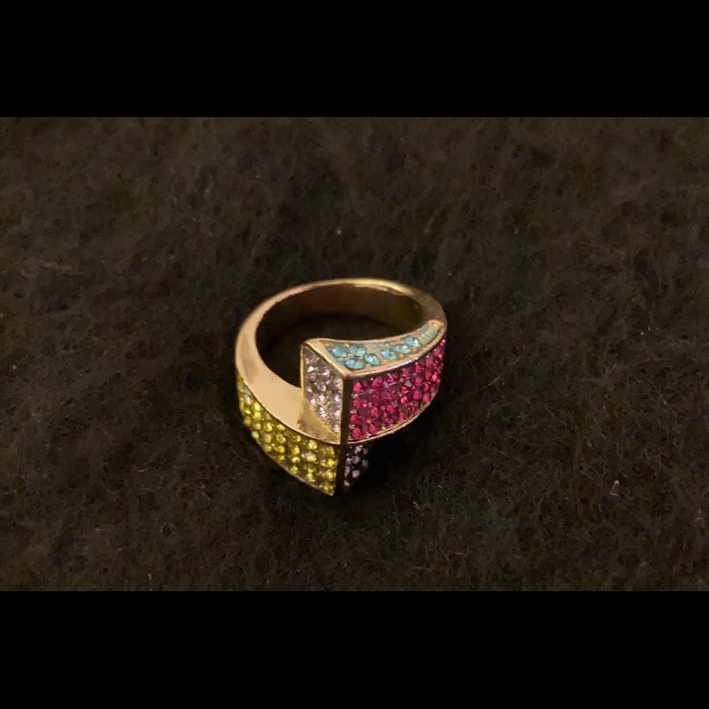 Gold plated fashion ring